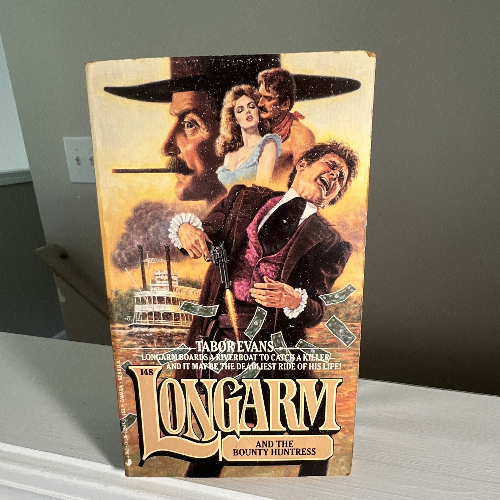 Tabor Evans Longarm: Longarm and the Bounty Huntress PB Jove 1983 1st Ed Illus