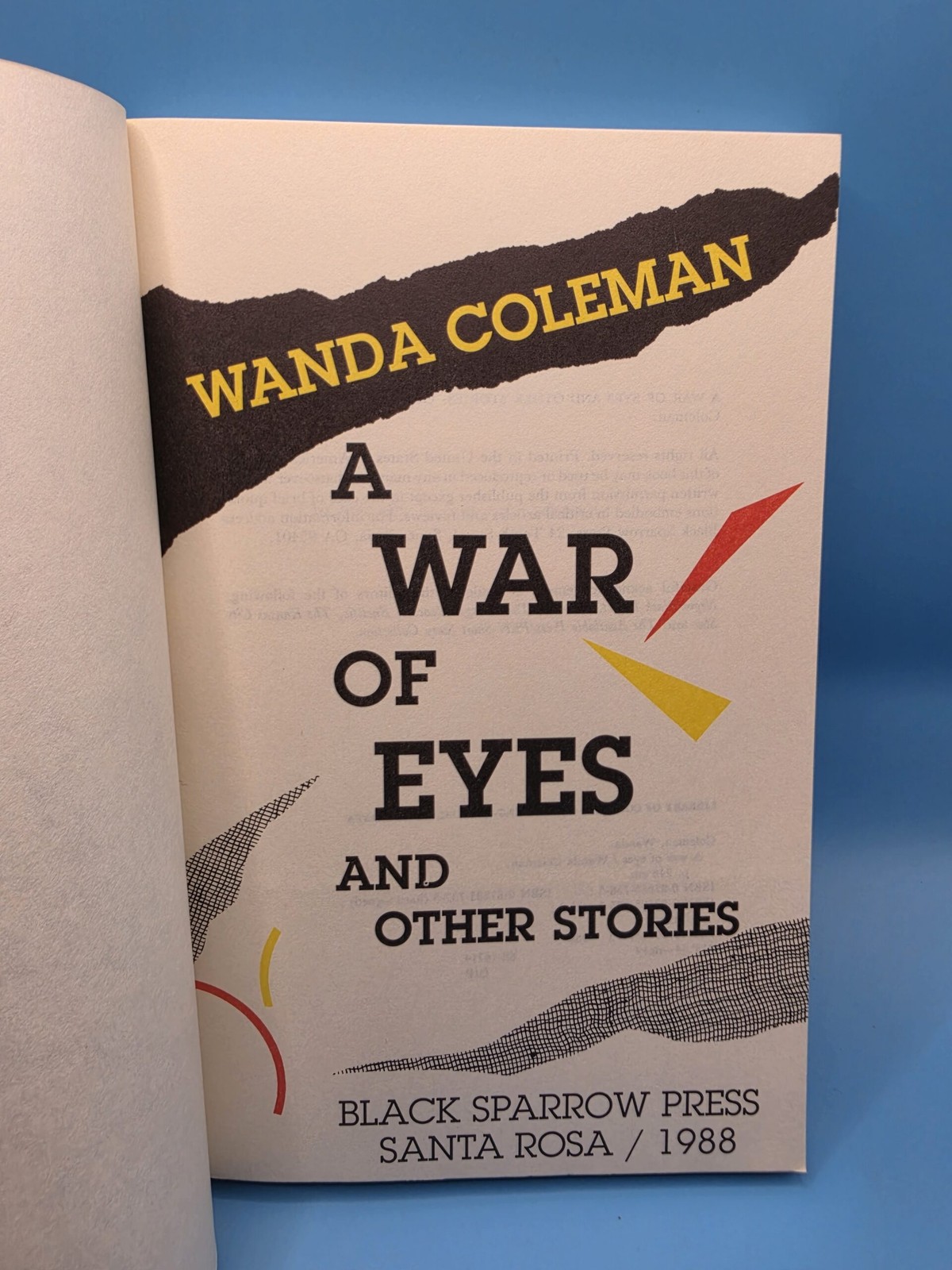 A War of Eyes: and Other Stories