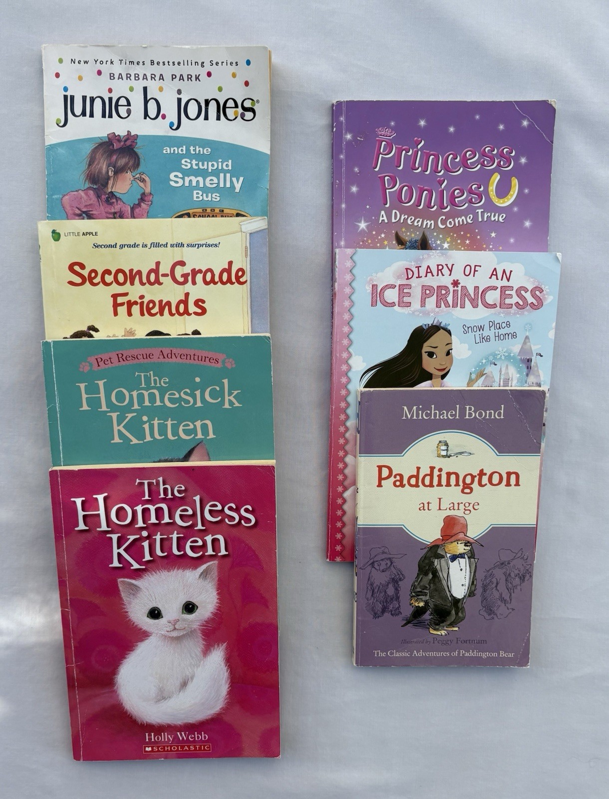 Lot Of 7 Chapter Books Girls Interest Grades 1st-3rd, Many Are Scholastic