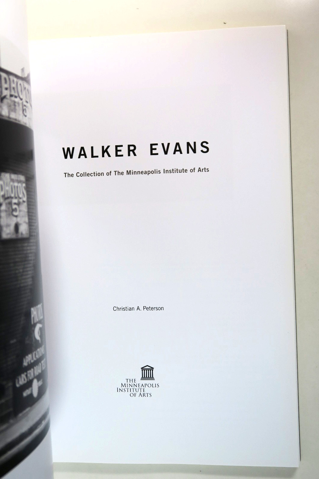 WALKER EVANS Christian A. Peterson The Minneapolis Institute Of Arts Photography