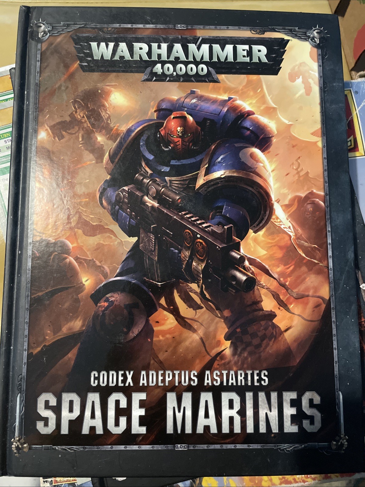 Warhammer 40k Codex Adeptus Astartes Space Marines Hardcover Book Games Workshop