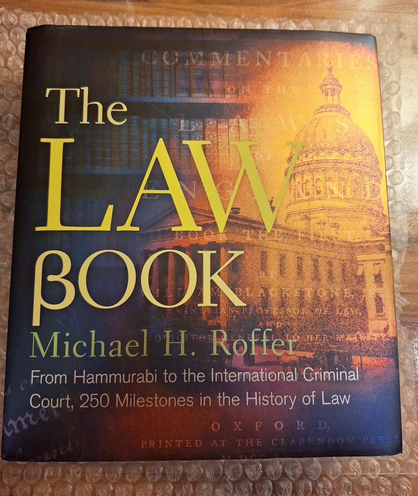 The Law Book Michael H Roffer Hardcover Good, 250 Milestones In The Law History
