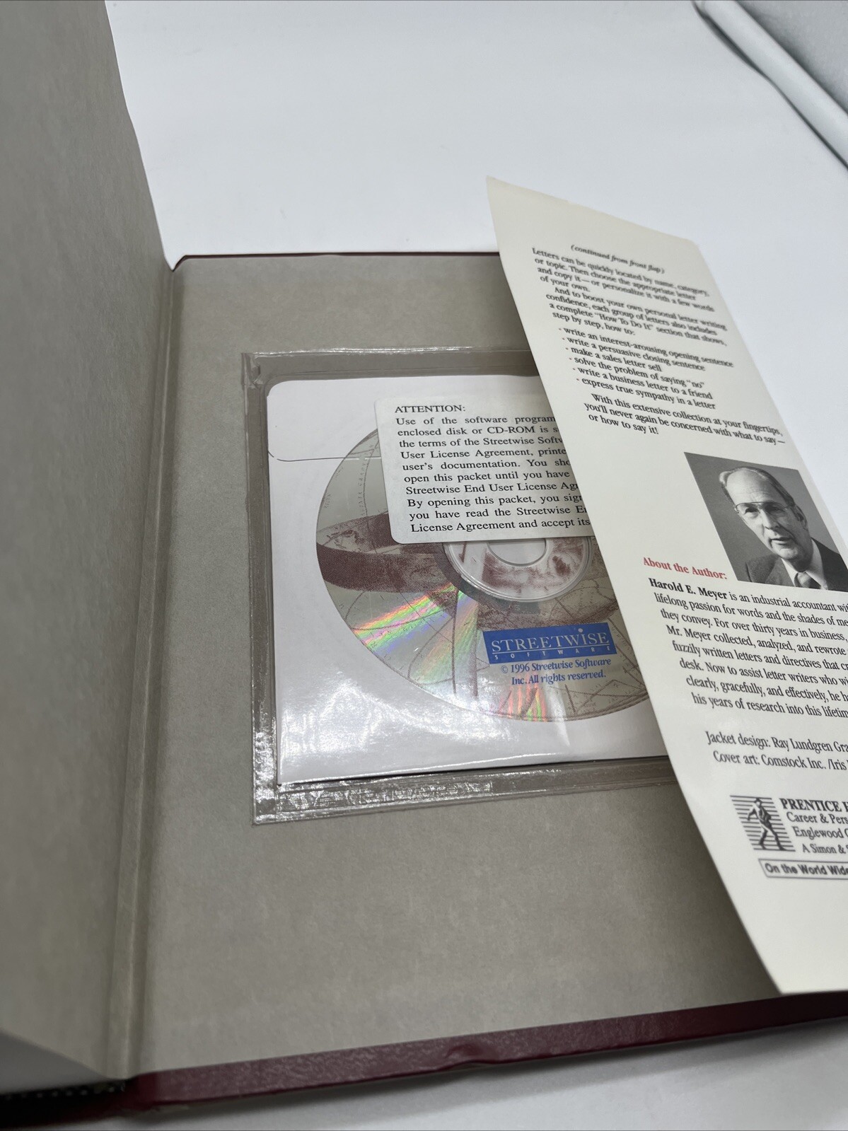 Lifetime Encyclopedia of Letters 1996 By Meyer Harold E Sealed Software HB