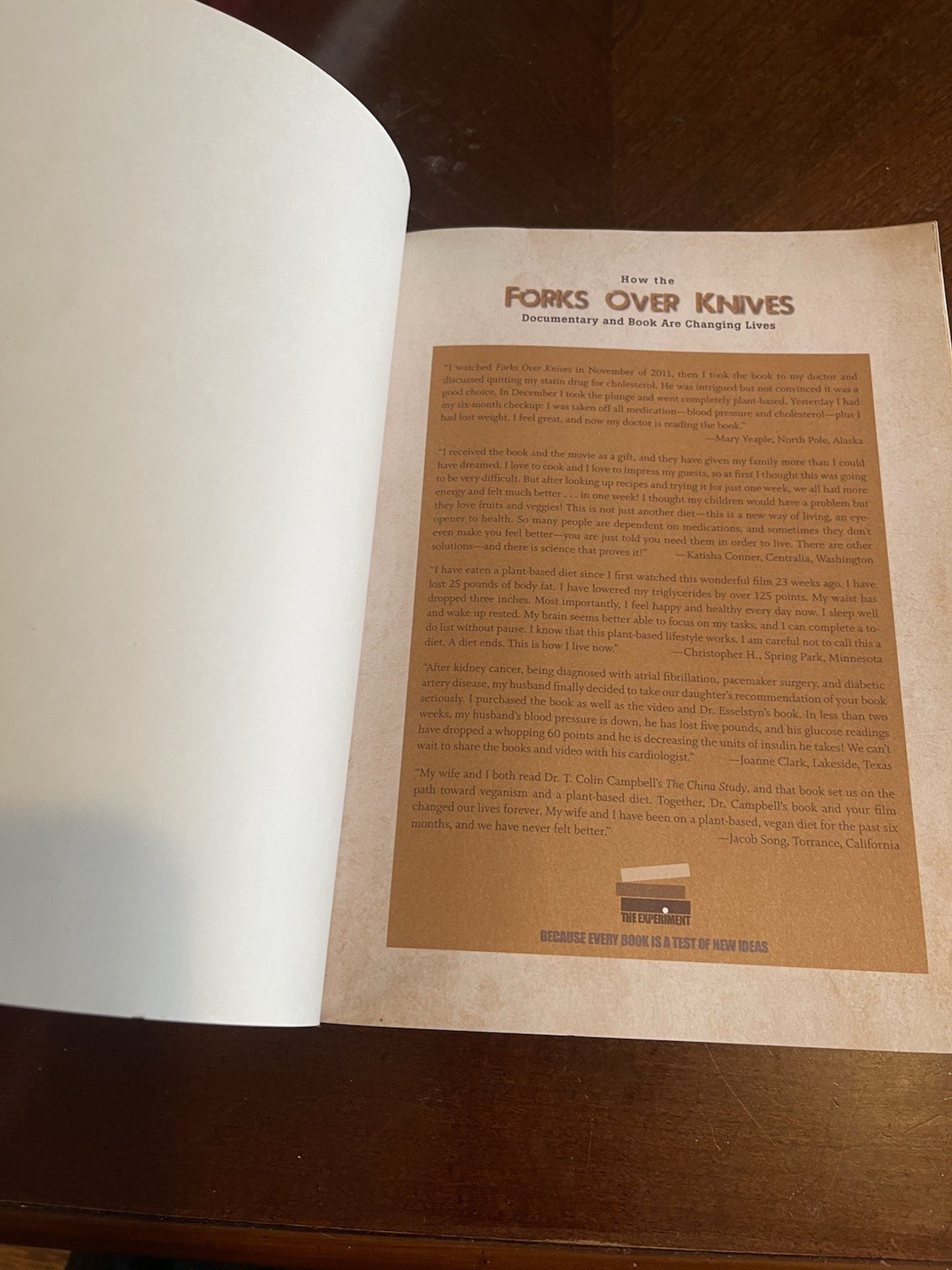 Forks Over Knives the Cookbook by Del Sroufe