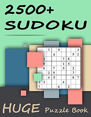 2500+ SUDOKU – HUGE PUZZLE BOOK: MEGA JUMBO GIANT BOOK OF By Beeboo Puzzles *VG*
