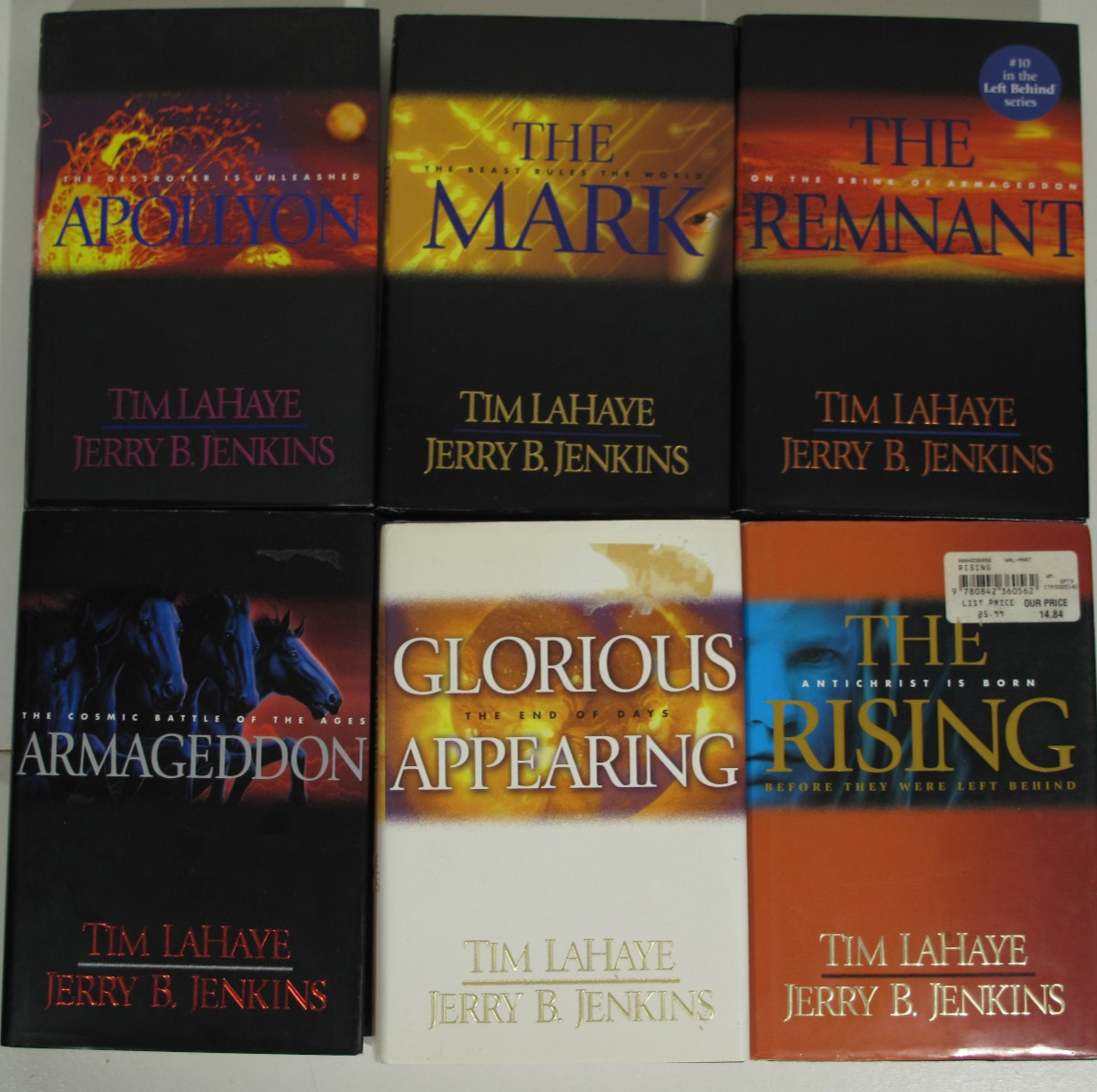 Lot of Series Left Behind-HARDCOVER DJ-PB-Tim LaHaye Jerry Jenkins-Books 1-13