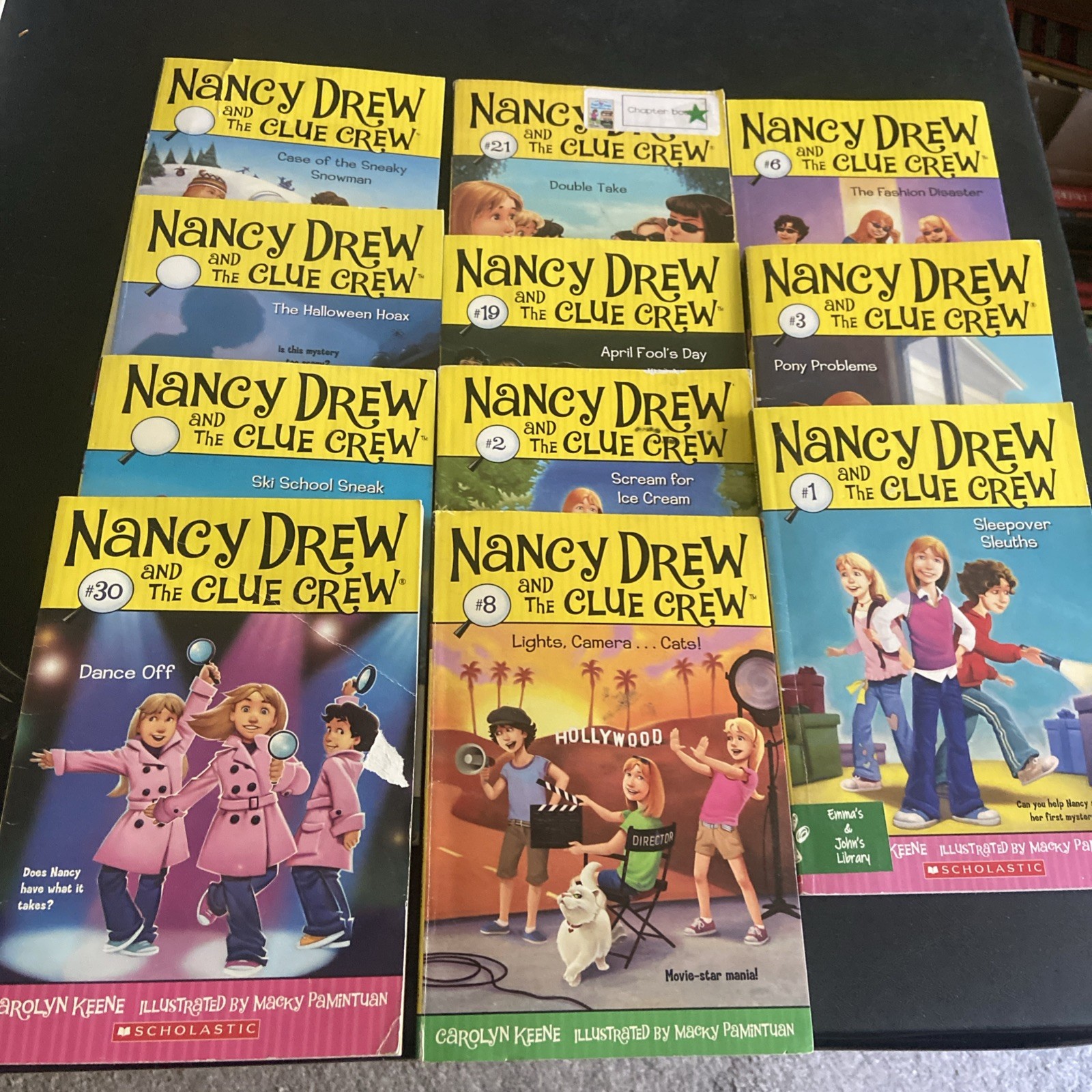 Nancy Drew and Clue Crew By Carolyn Keene Lot Of 11 PBs W/12 Stories G-VG Cond