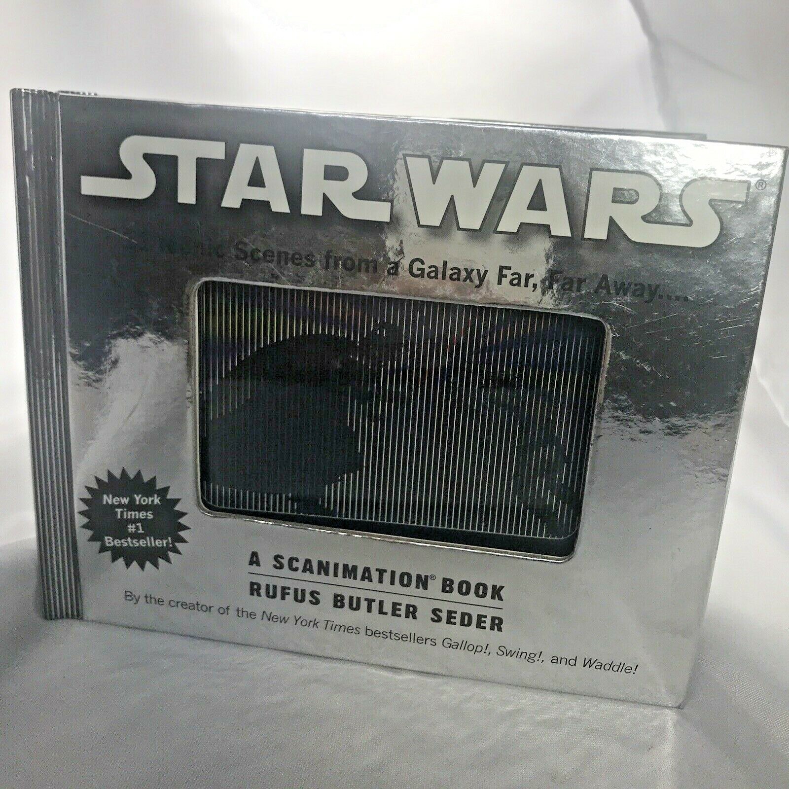 STAR WARS A Scanimation Book Rufus Butler Seder(Hard Cover) Rare