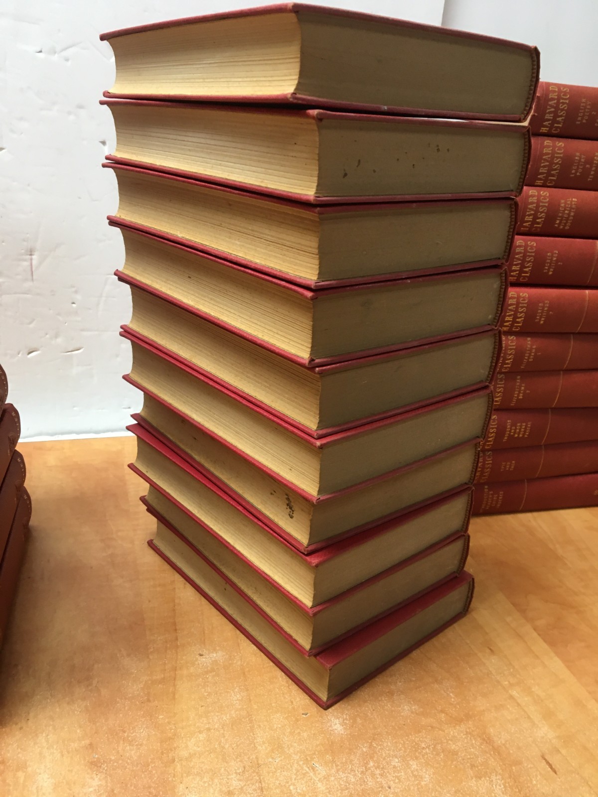 The Harvard Classics Complete 52 Volume set with lectures RARE Red 1937 /1938