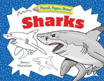 Pencil, Paper, Draw!®: Sharks Harpster, Steve spiral_bound Used – Very Good