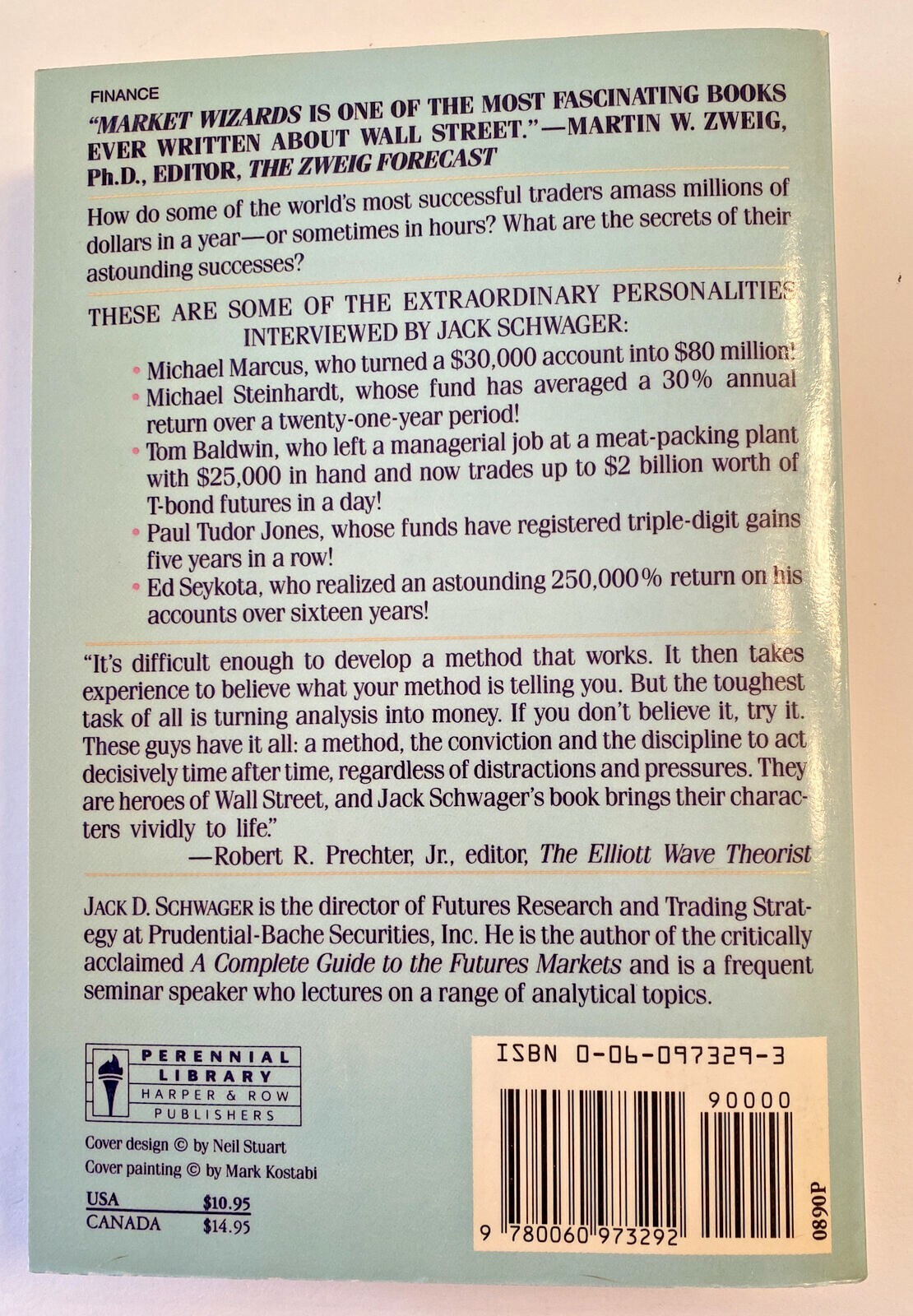 Market Wizards Interviews with top Traders Jack D Schwager 1990