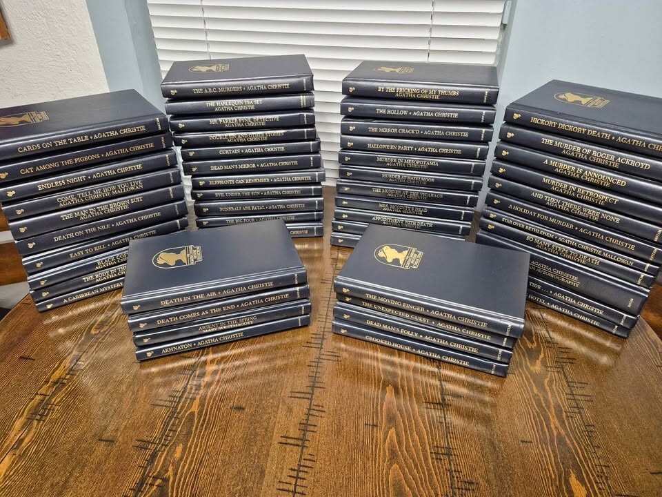 AGATHA CHRISTIE LEATHERETTE COLLECTION – YOU PICK TITLES – DROP DOWN SELECTION