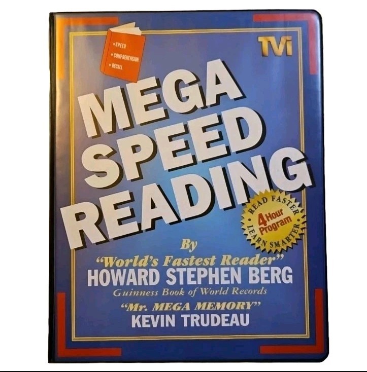MEGA SPEED READING By Howard Stephen Berg & Kevin Trudeau