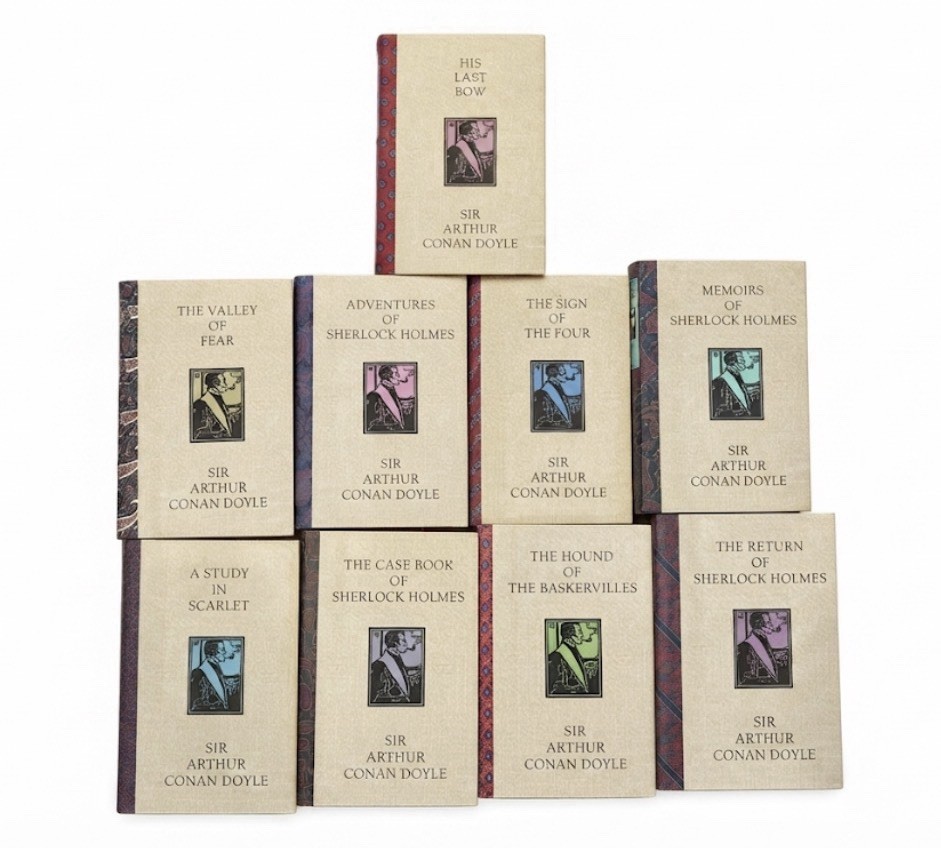 Complete Set: Sherlock Holmes Sir Arthur Conan Doyle Book-of-the-Month Club 1994