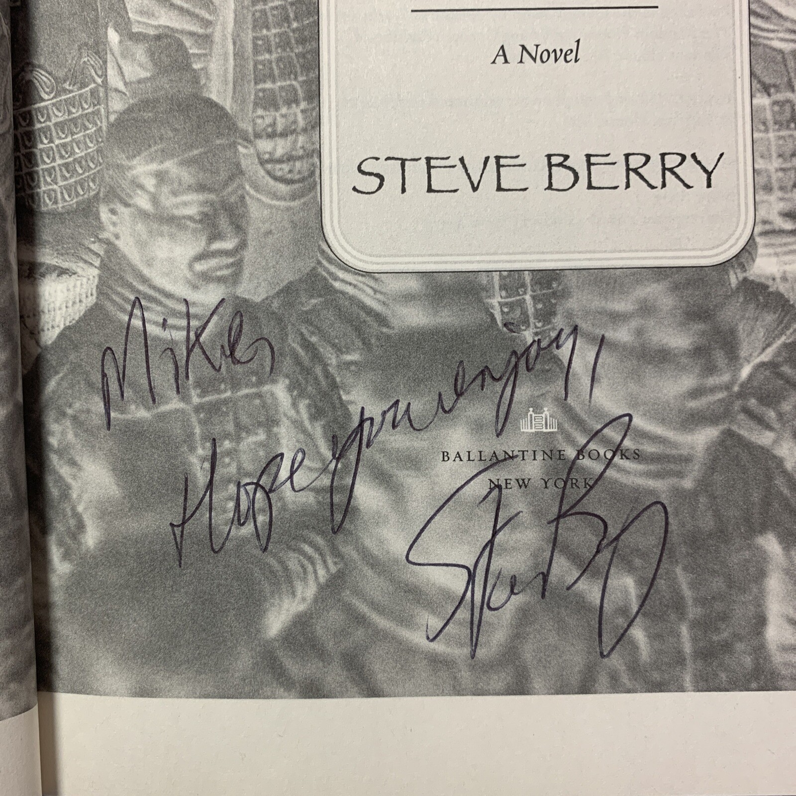 *Signed 1st Edition* The Emperor’s Tomb by Steve Berry (Hardcover w/ Dustjacket)