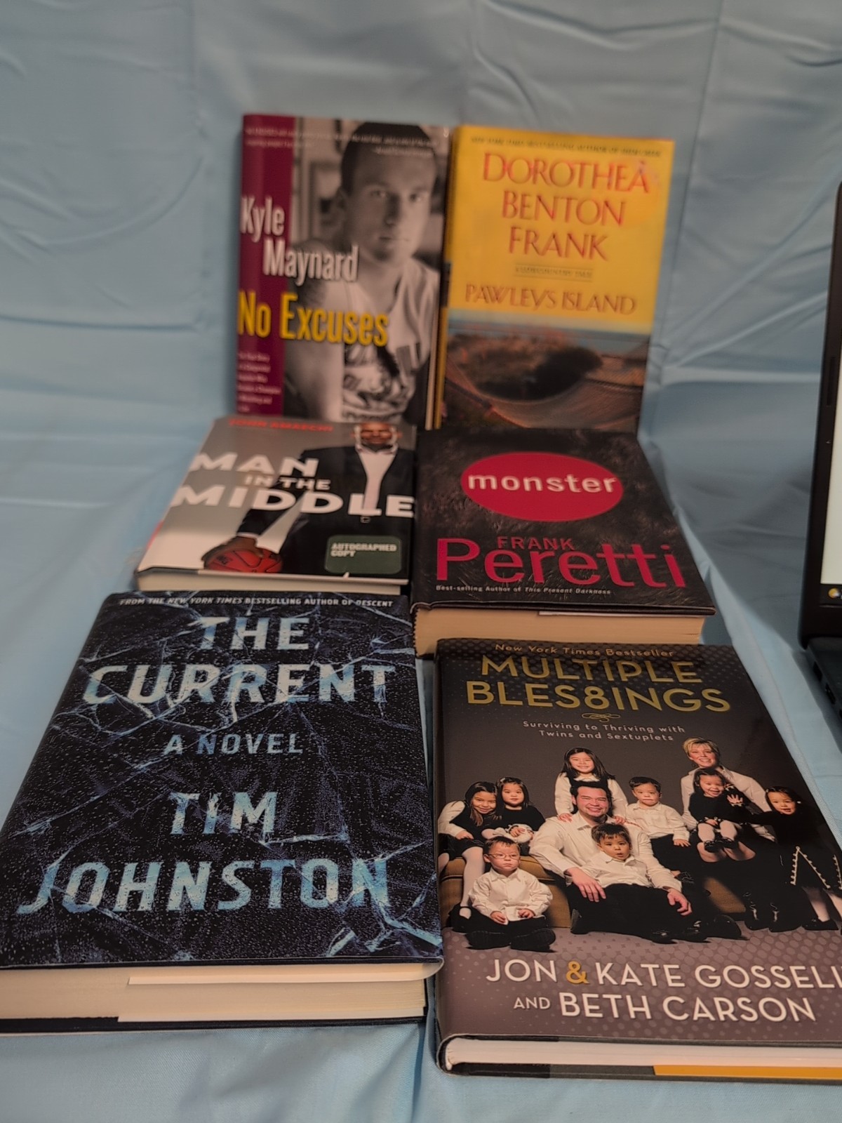 Lot of 6 Hardcover BooksINSTANT COLLECTION MIX GENRE SET Includes Autograph Copy