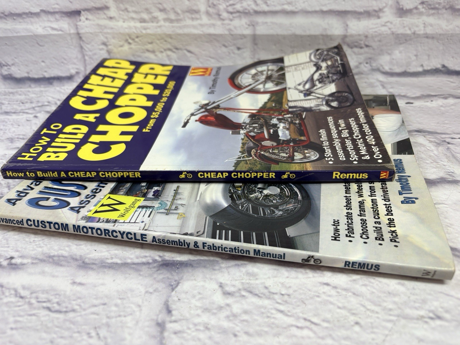 Advanced Custom Motorcycle Assembly & Fabrication Manual & Build Cheap Chopper