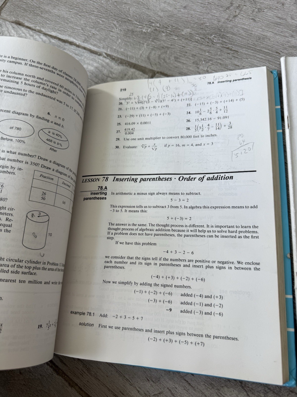 🍏 SET Saxon Algebra 1/2 Student Textbook Plus Test Forms 2nd Edition