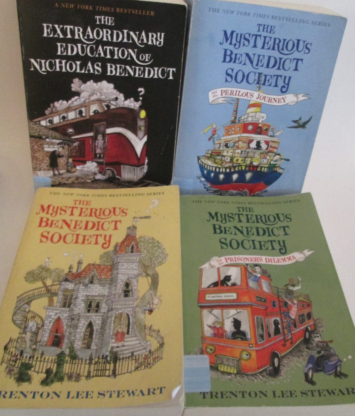 Mysterious Benedict Society Book Set Trenton Lee Stewart