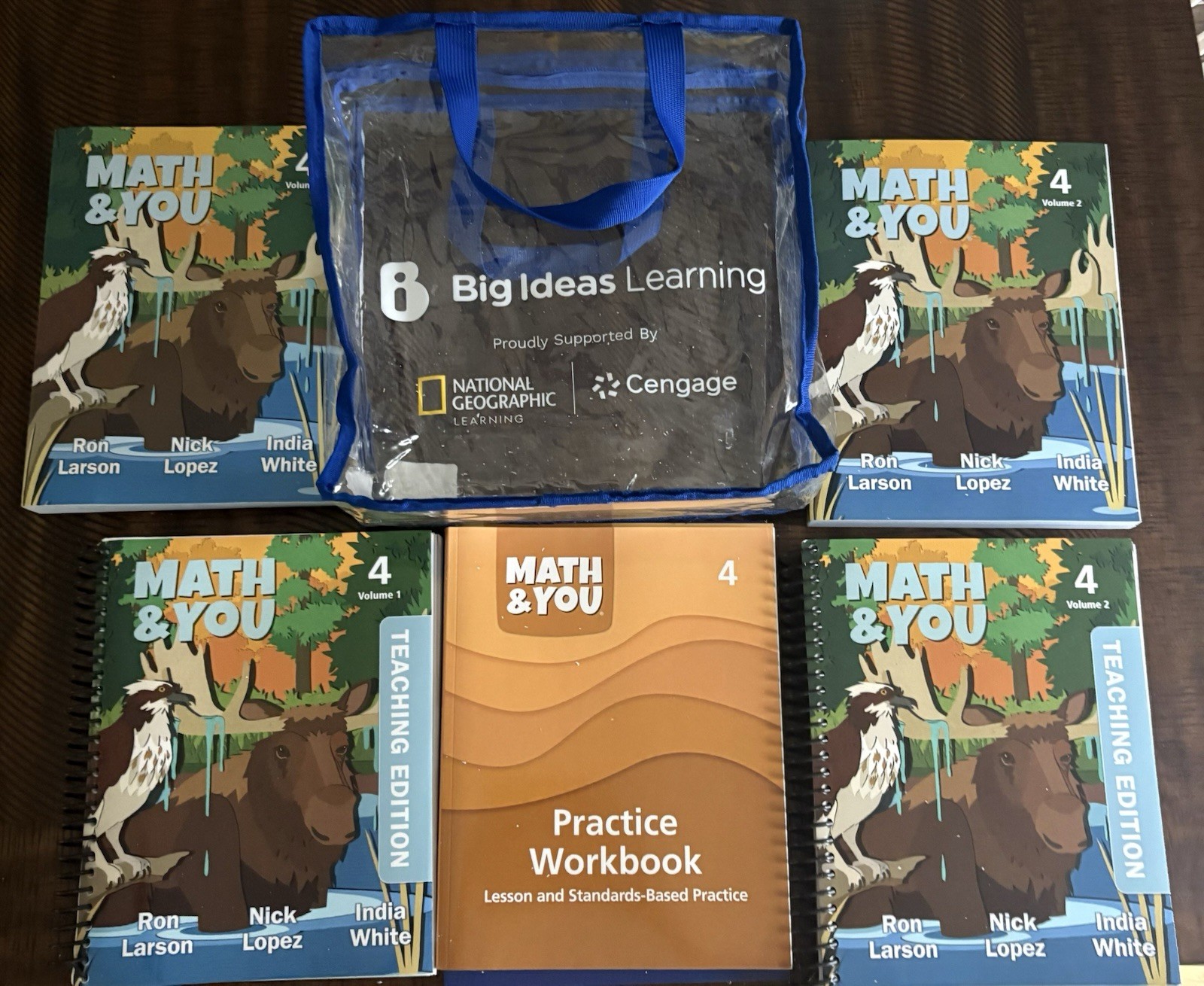 Math & You (Grade 4) (Volume 1& 2) (Teaching Edition & Student + Practice) New