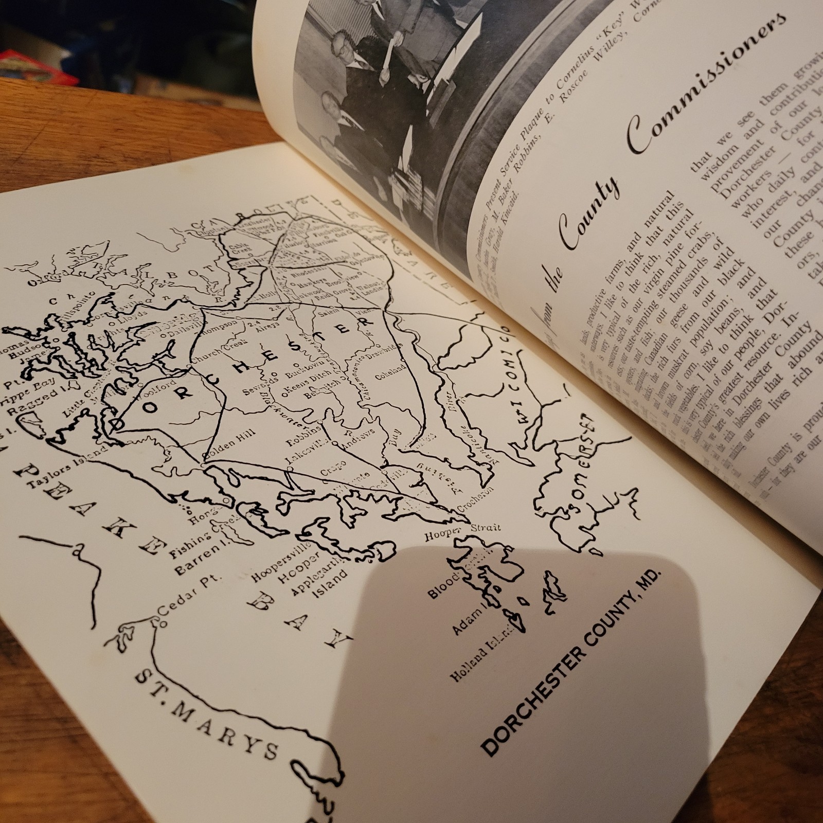RARE DORCHESTER COUNTY, MD Cambridge 1969 Tercentenary Souvenir Book 92 Pages!