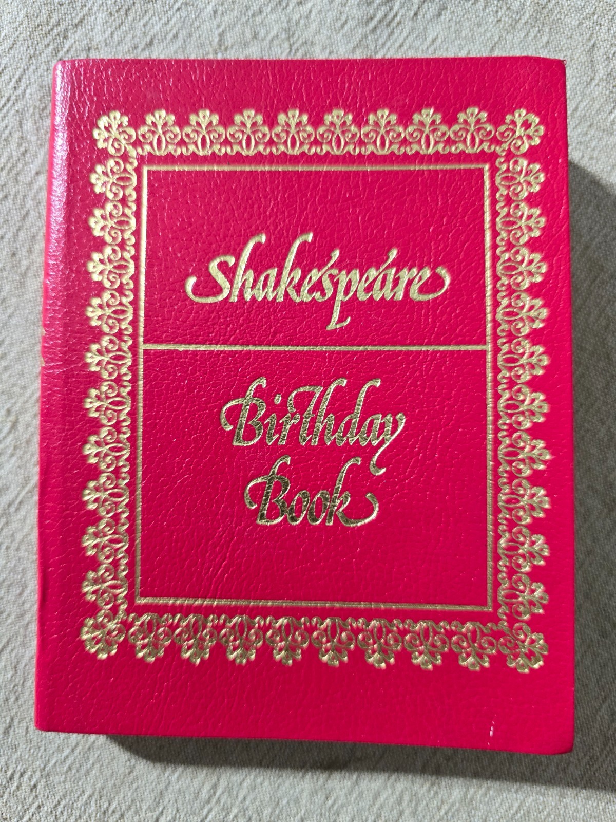 Shakespeare’s Birthday Book by Marjory Swinton – Soft Cover