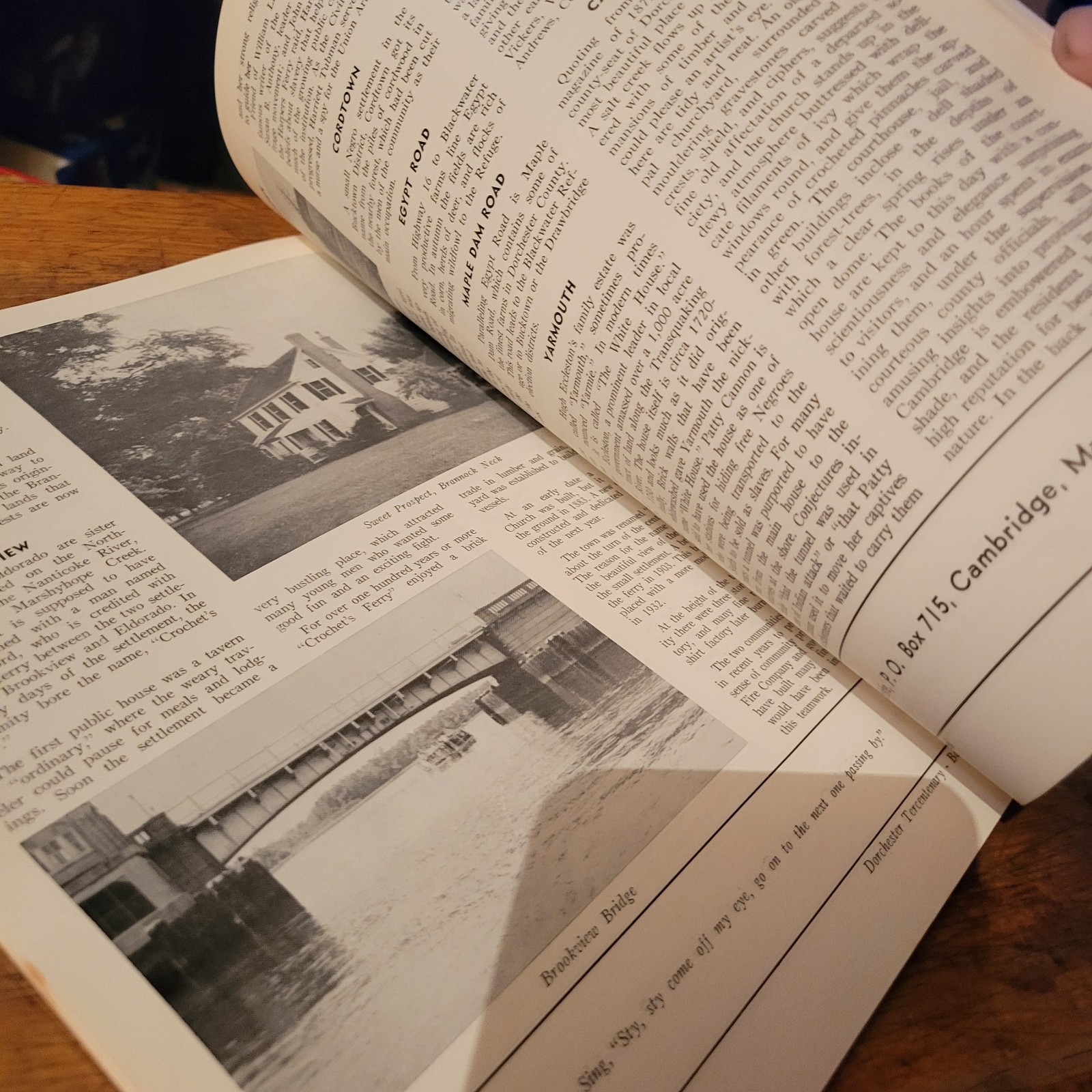 RARE DORCHESTER COUNTY, MD Cambridge 1969 Tercentenary Souvenir Book 92 Pages!