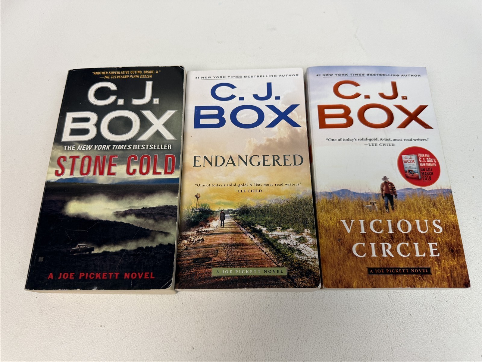 C J Box Lot 21 Joe Pickett Novels Open Season / Three-Inch Teeth