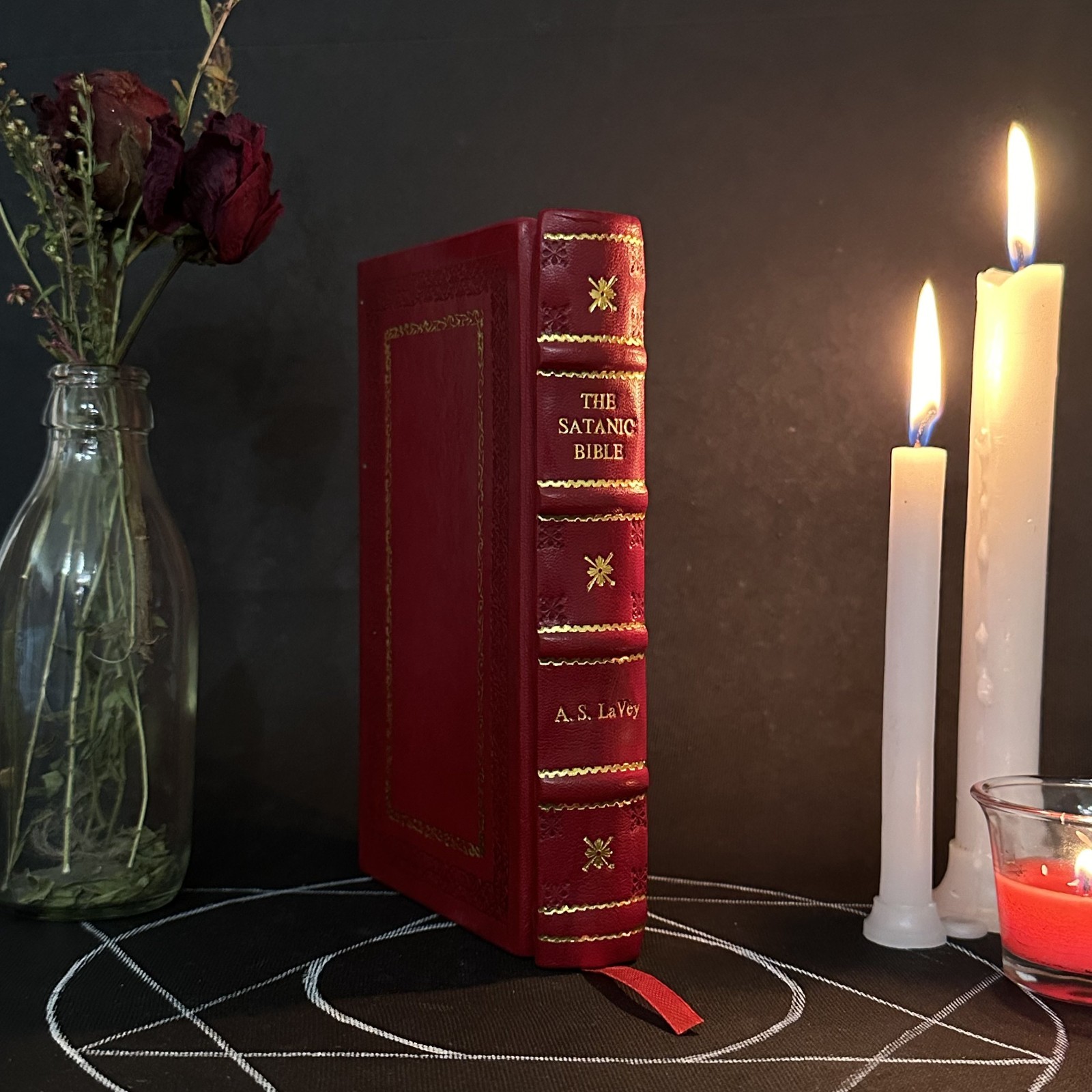 The Satanic Bible By La Vey, Anton [Premium Leather Bound]