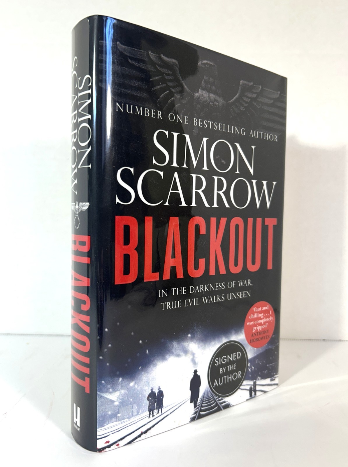 Blackout by Simon Scarrow 2021 SIGNED Hardcover 1st UK Edition