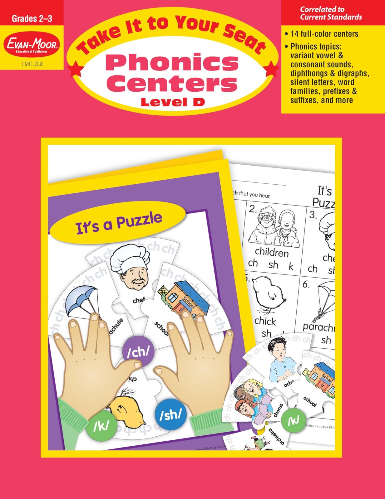 Take It to Your Seat Phonics Centers, Grades 2-3