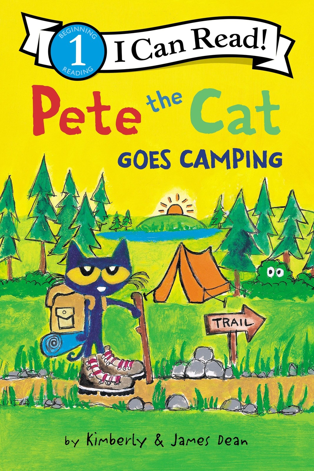 Pete the Cat Goes Camping (I Can Read Level 1) by Dean, James [Paperback]