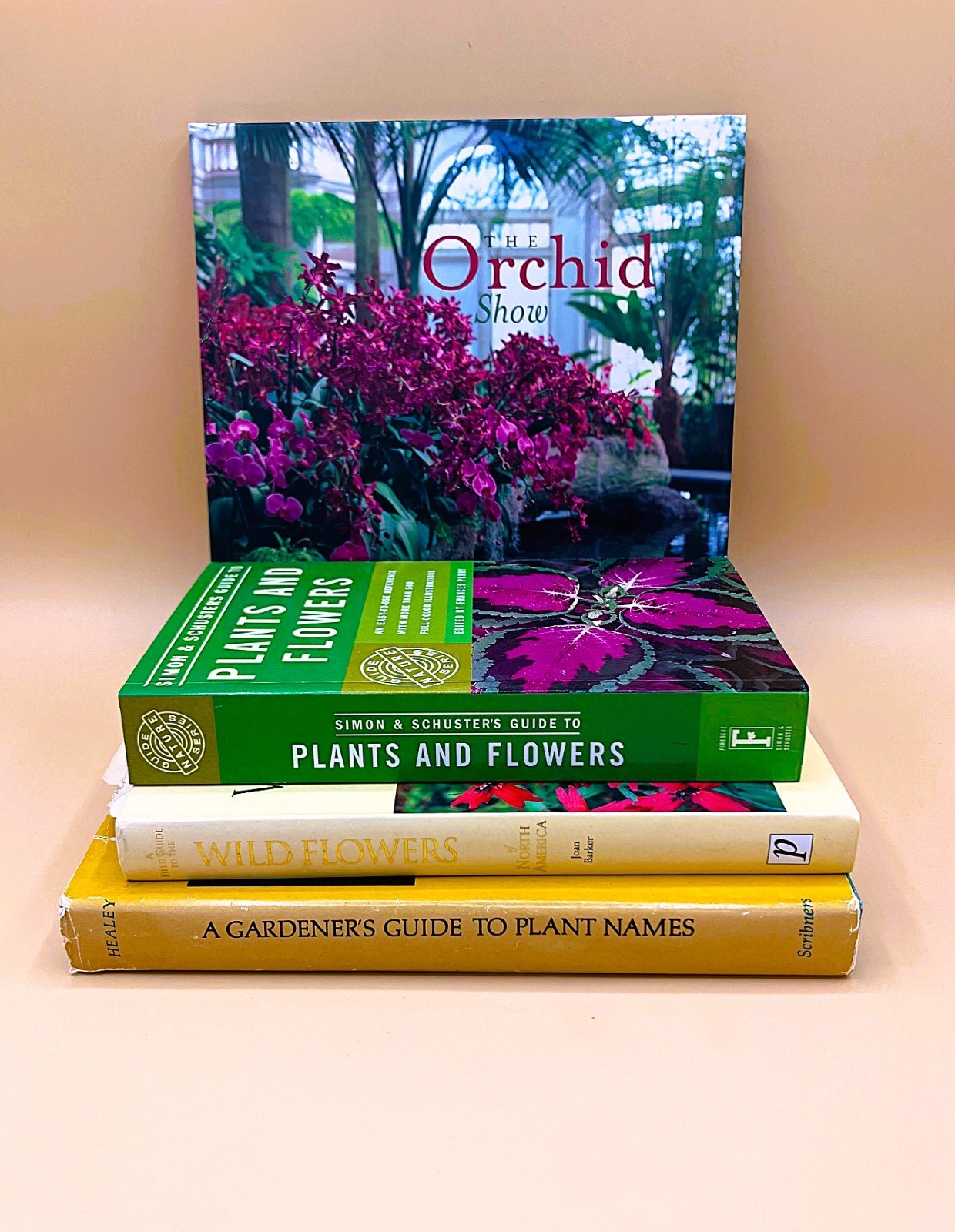 Gardener’s Lot of 4 Books, Very Good, The Orchid Show, Etc.