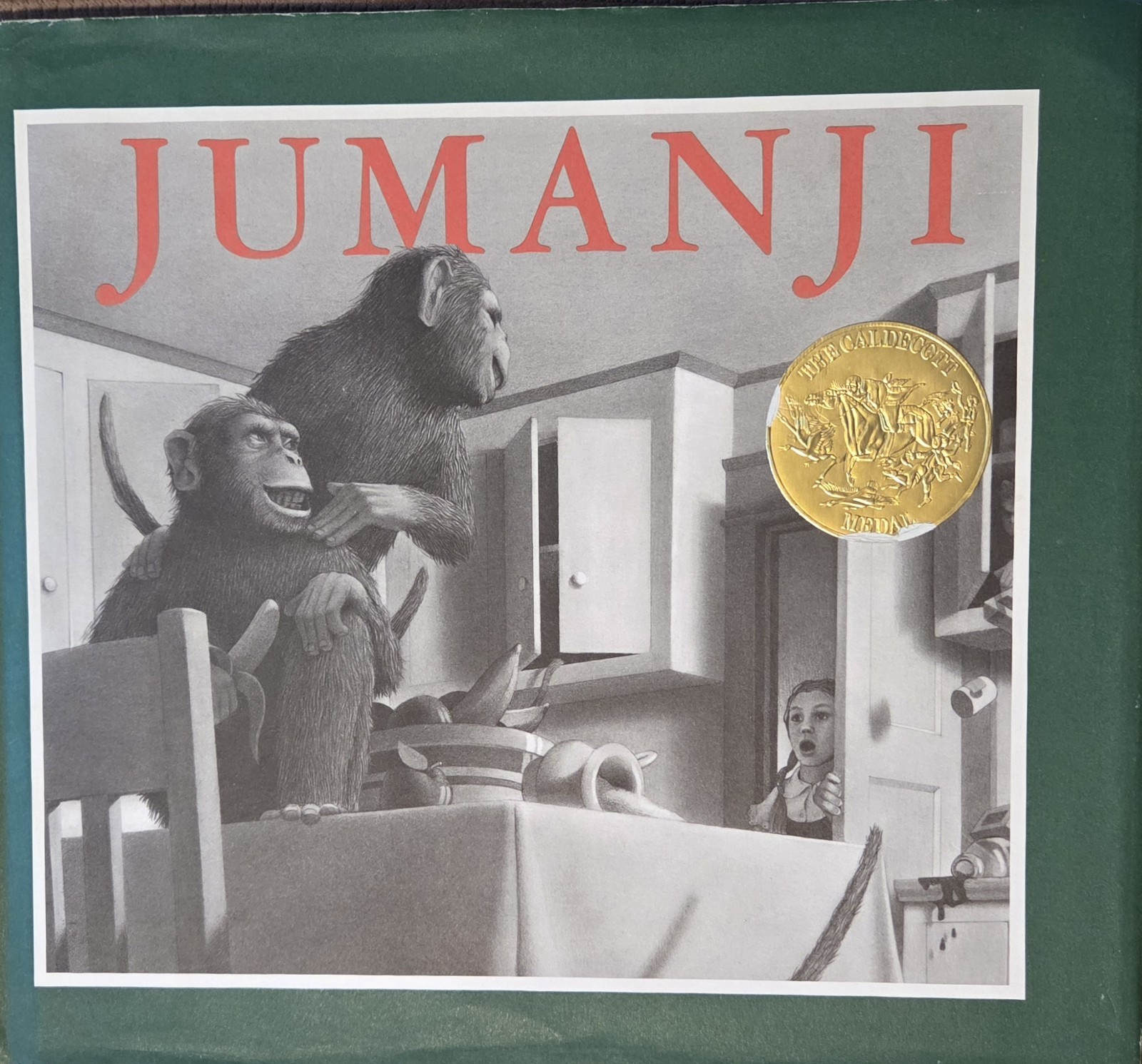 SIGNED JUMANJI by Chris Van Allsburg 1st Edition 1st Print 1981 Autographed 1992