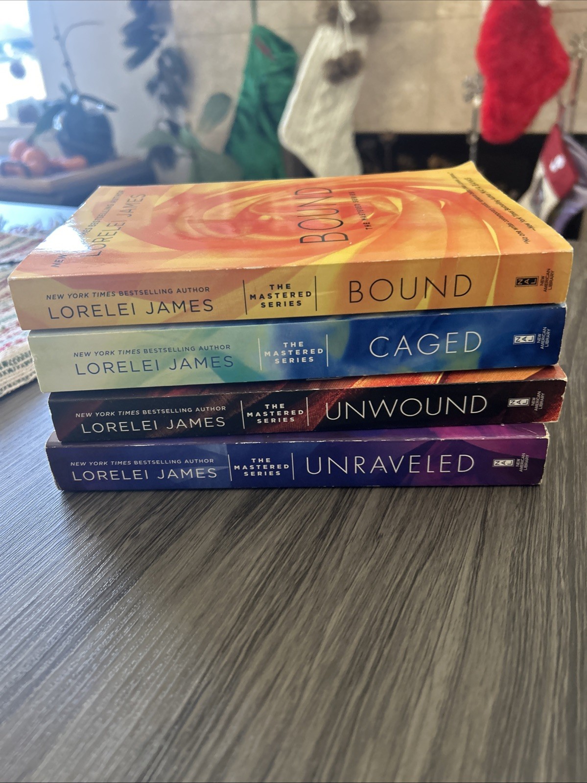 The Mastered Series Lot Caged Unraveled Bound Unwound Lorelei James Soft Cover