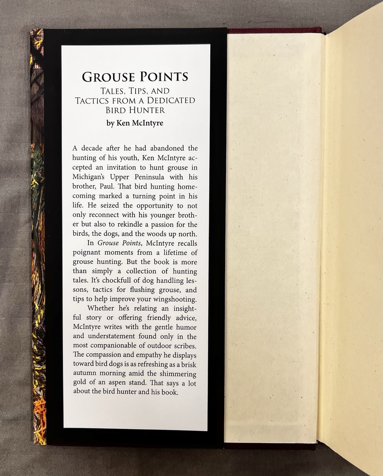 Grouse Points – First Edition 2021 – Ken McIntyre – Bird Hunting Dogs Pointer