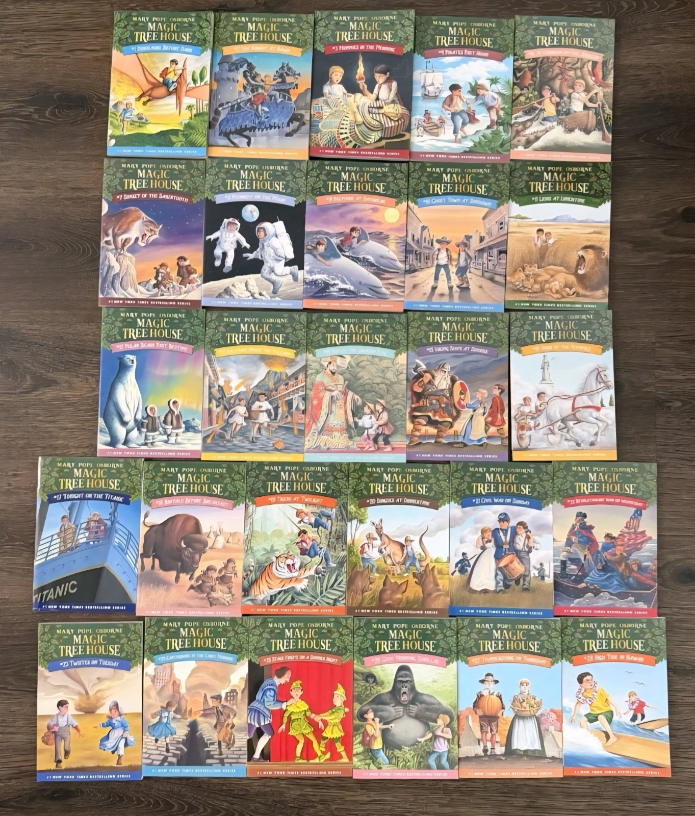 Lot of 28 • Magic Tree House Paperback Books • Complete Series Book #’s 1-28