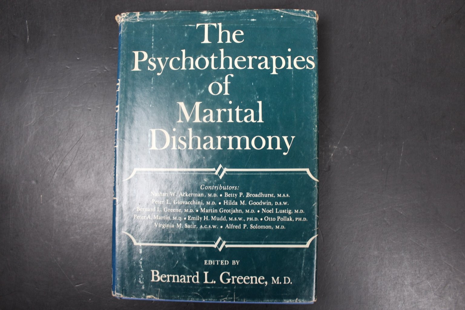 Psychotherapies of Marital Disharmony Greene 1965 Family Therapy Free HCDJ