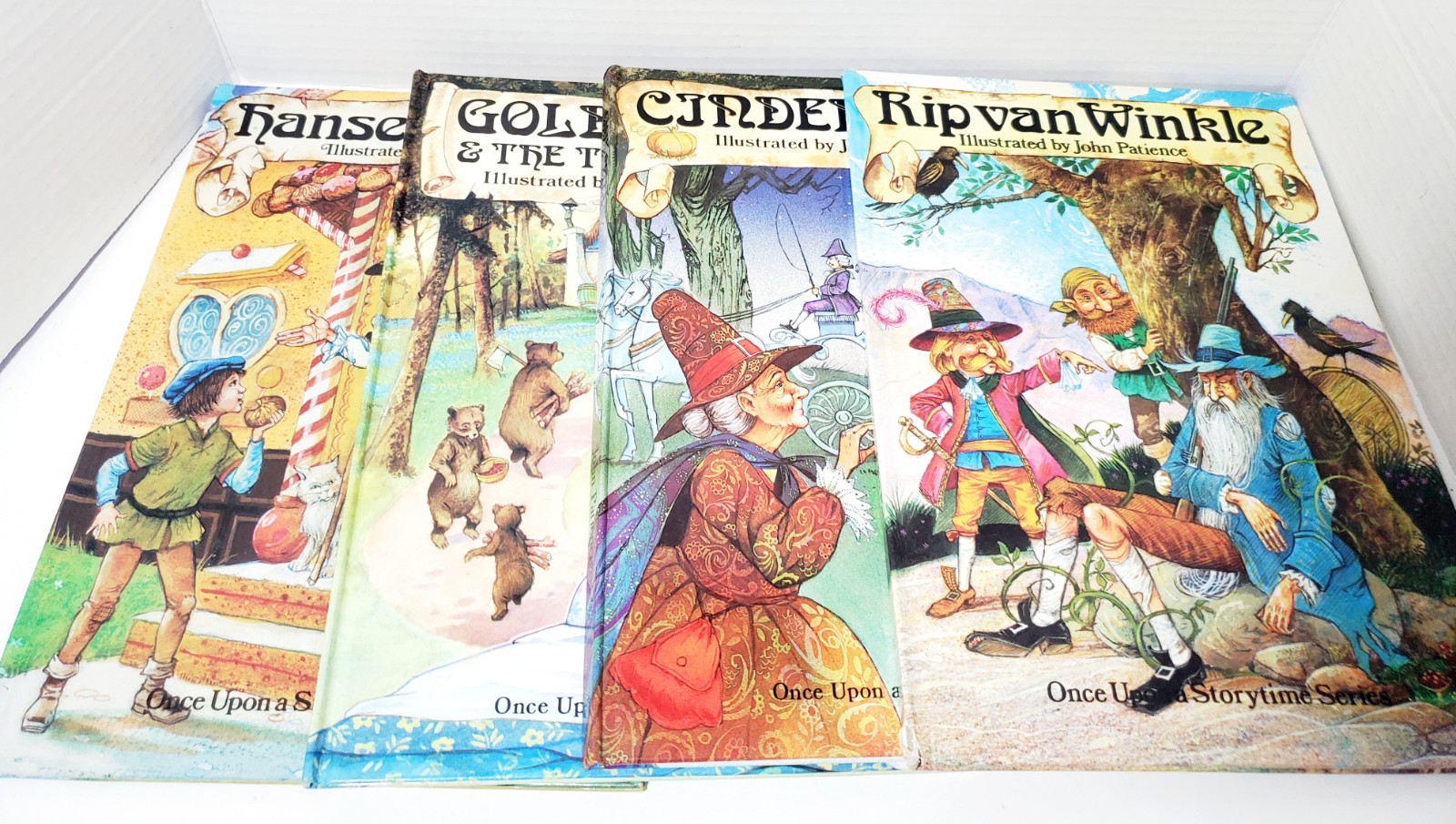Lot Of 4 Once Upon a Storytime Series Illustrated by John Patience – Hardcover