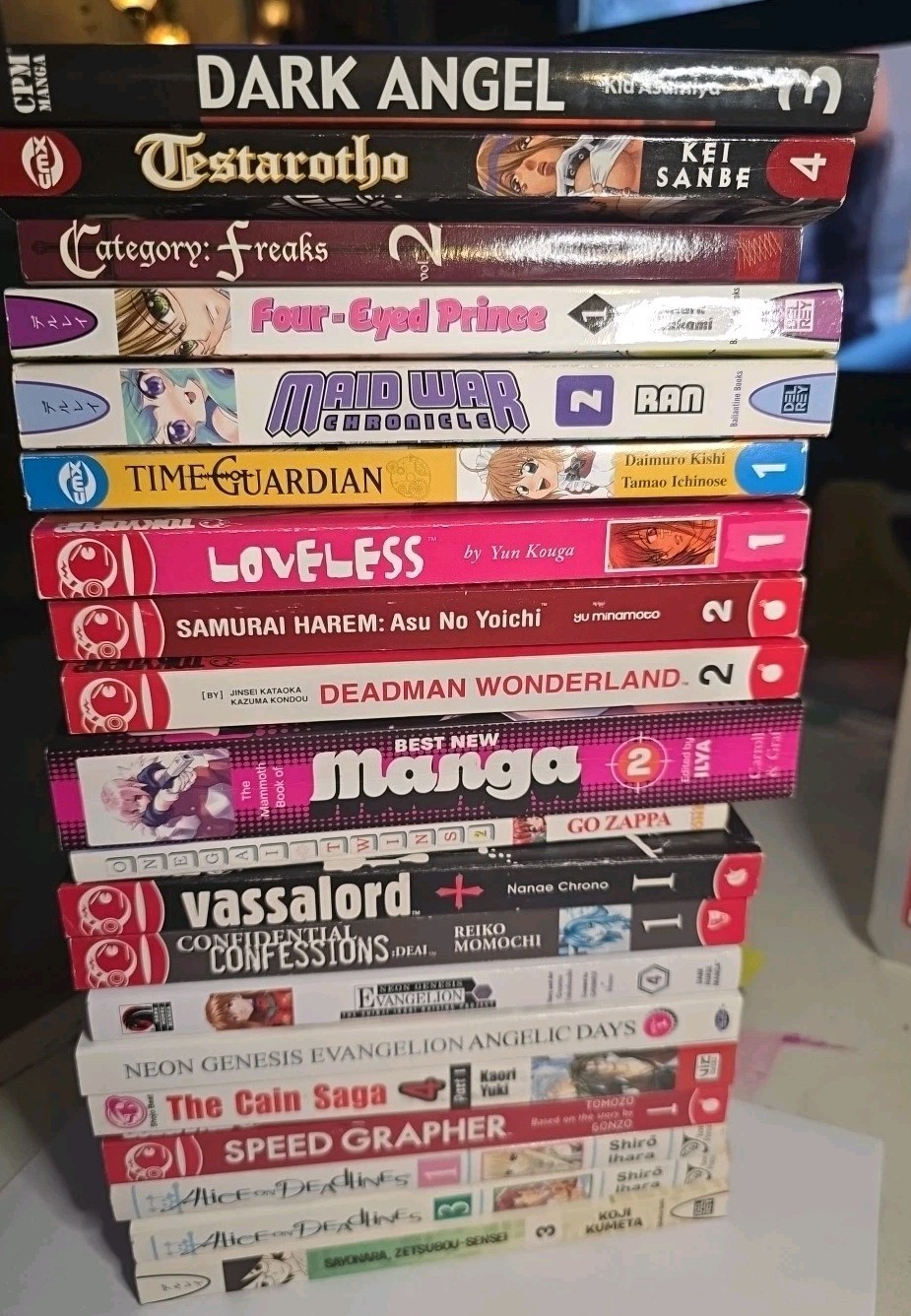 Lot Of 20 Manga English Numerous Titles Clean Collection
