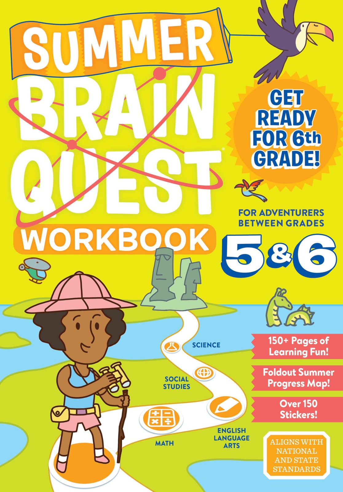 Summer Brain Quest: Between Grades 5 & 6 – paperback Workman Publishing|Pidd…