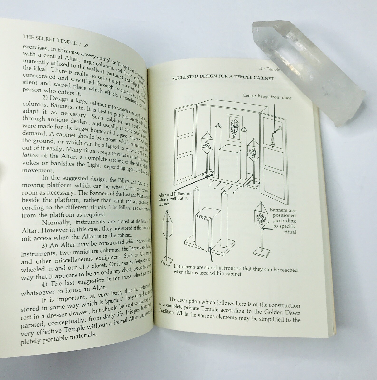 The Secret Temple Robert Wang, Samuel Weiser 1980 1st Edition, Paperback Good+