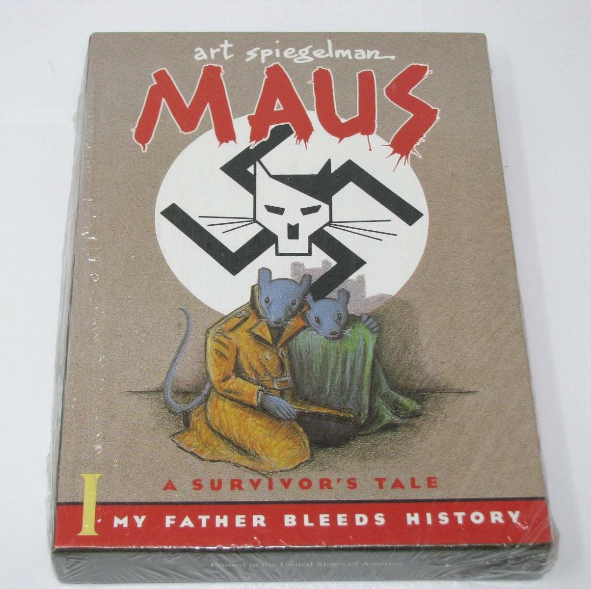 Maus I & II by Art Spiegelman WWII Holocaust Graphic Novel TPB Pulitizer Winner