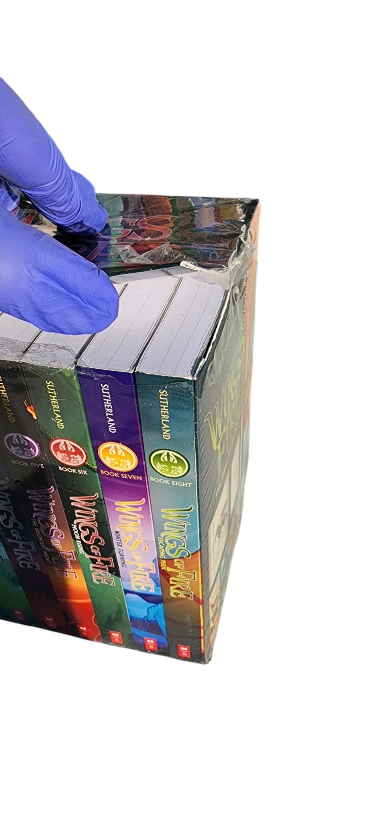 Wings of Fire Tui T. Sutherland Boxed Set 8 Books The First Eight NEW DMG PKG