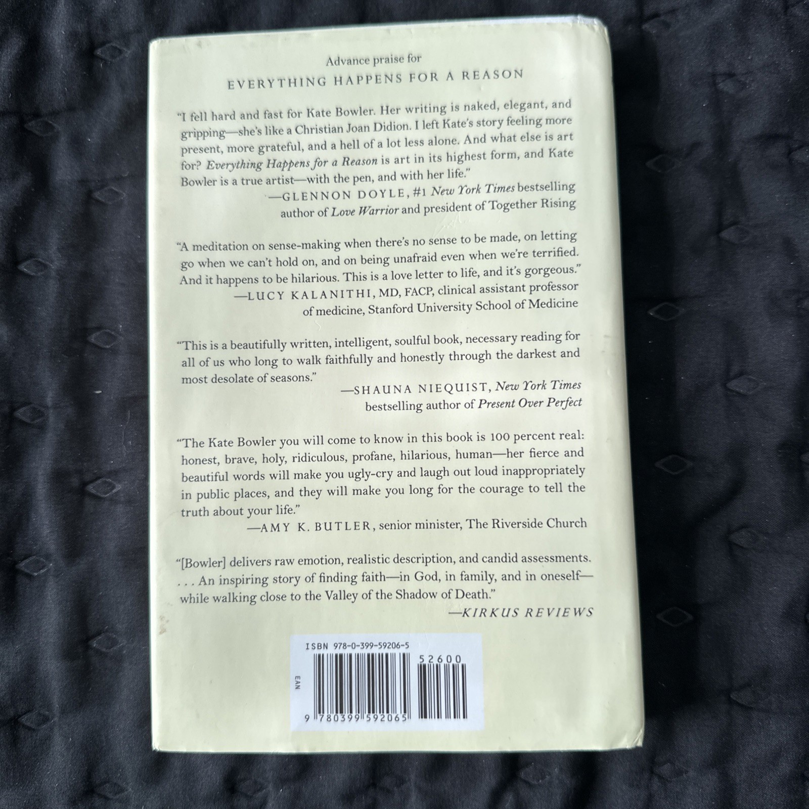 Everything Happens for a Reason : And Other Lies I’ve Loved by Kate Bowler