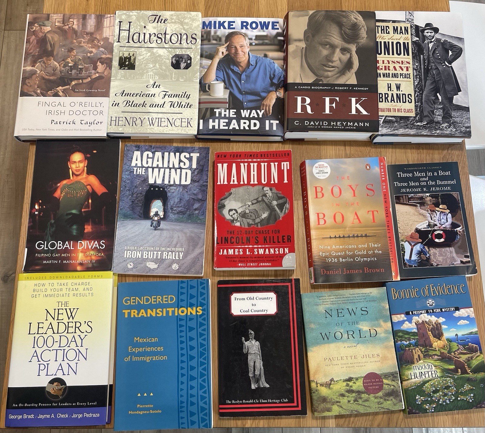 Nonfiction Book Lot. Mix Of Genres 15 Books Total.
