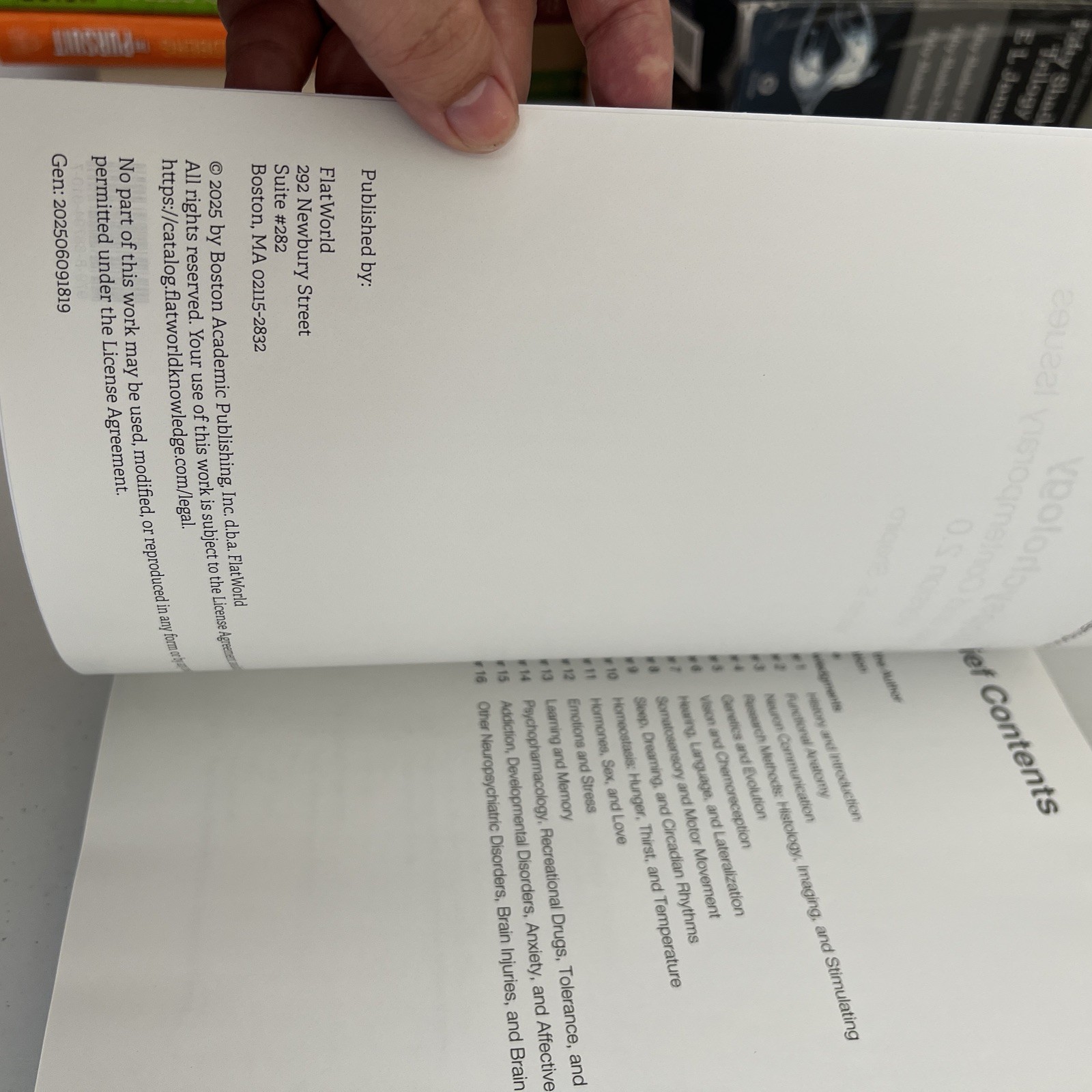 Biopsychology: Fundamentals and Contemporary Issues Version 2.0