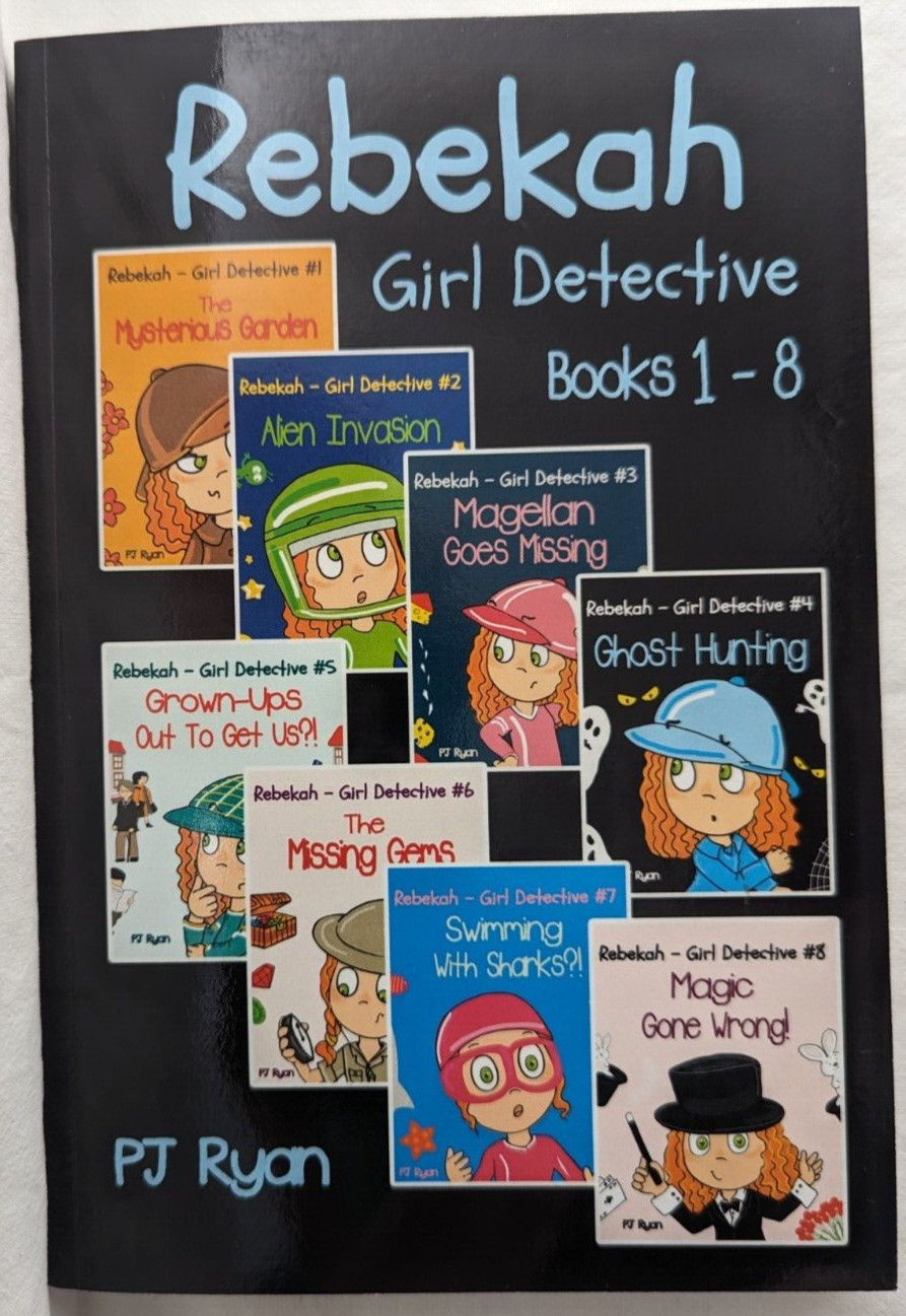 Rebekah Girl Detective Books 1-8; PJ Ryan; Paperback 2018; Excellent