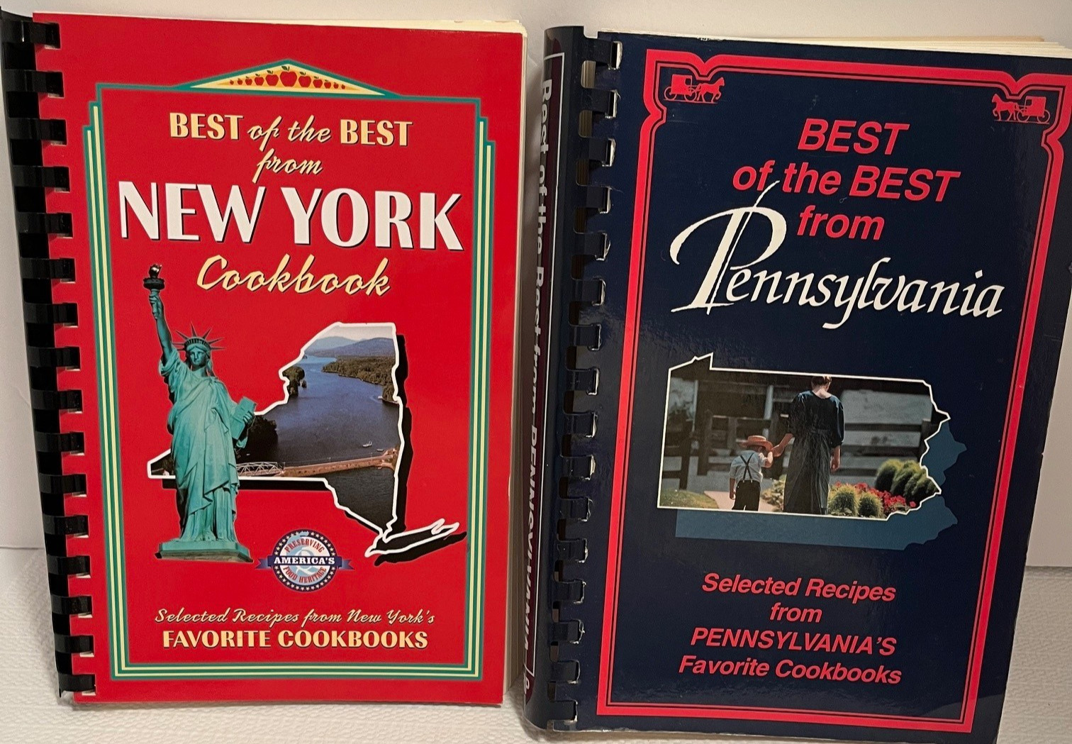 Best of the Best from NEW YORK and PENNSYLVANIA Cookbooks Excellent