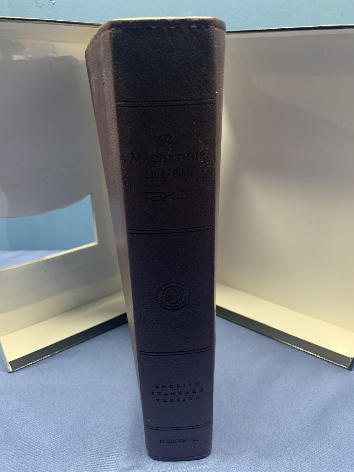 ESV MacArthur Study Bible (TruTone, – Imitation Leather, by ESV Bibles by – Good